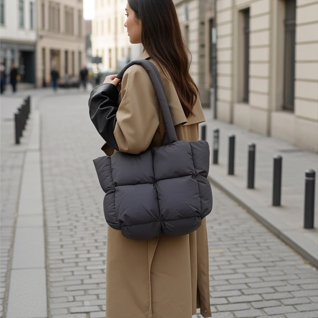Chunky puffer bag
